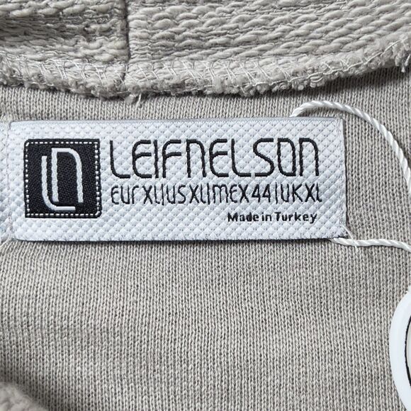 Leif Nelson Slim Fit Pullover Hooded Sweatshirt Mens Sz XL Gray - Picture 6 of 10